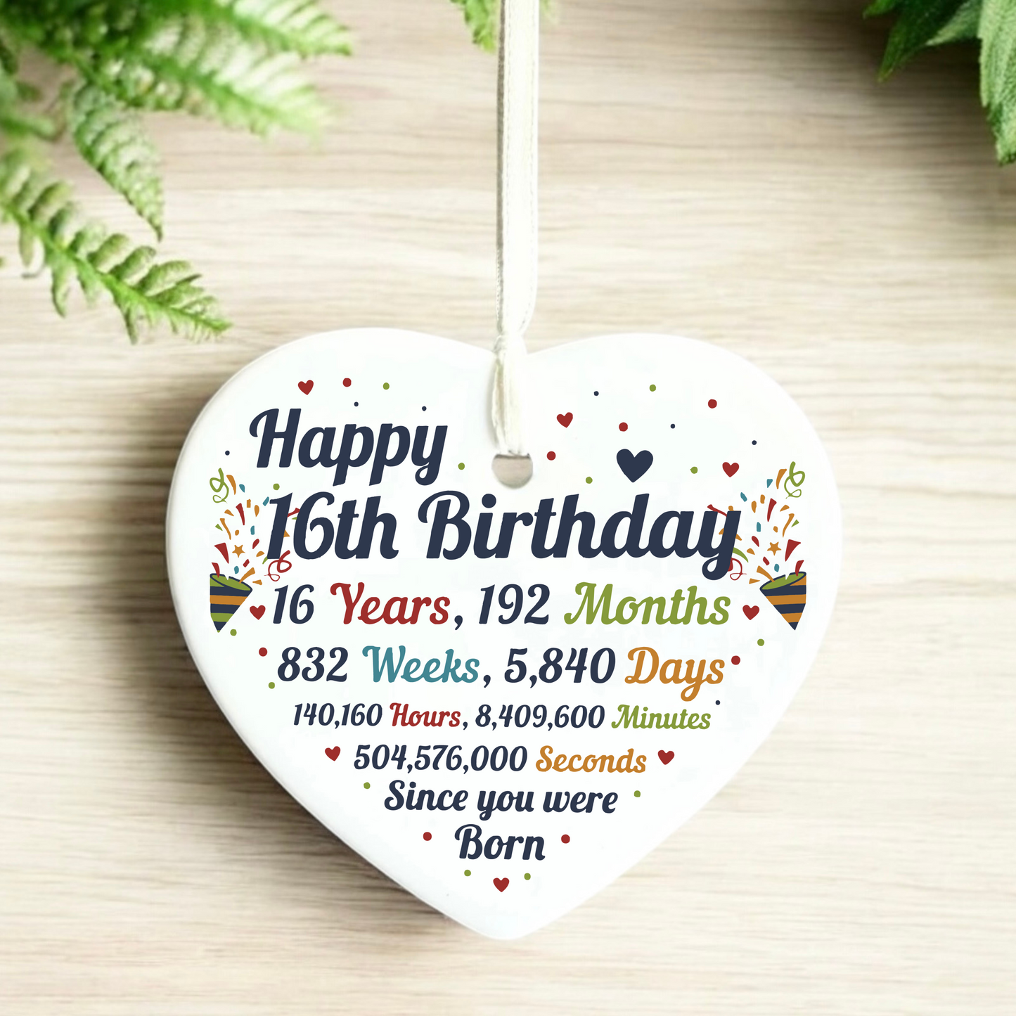 16th birthday
16th gifts
gifts for 16th birthday
16th ceramic hearts