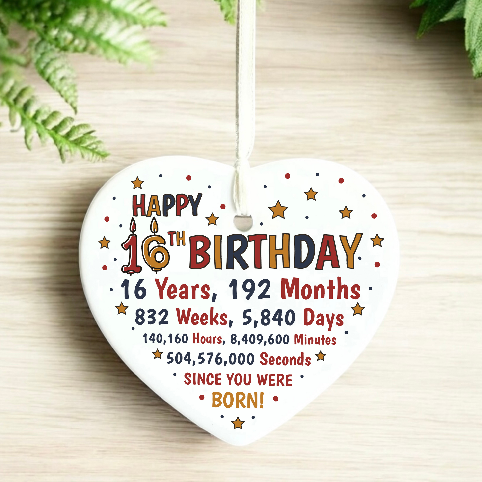 16th birthday
16th gifts
gifts for 16th birthday
16th ceramic hearts