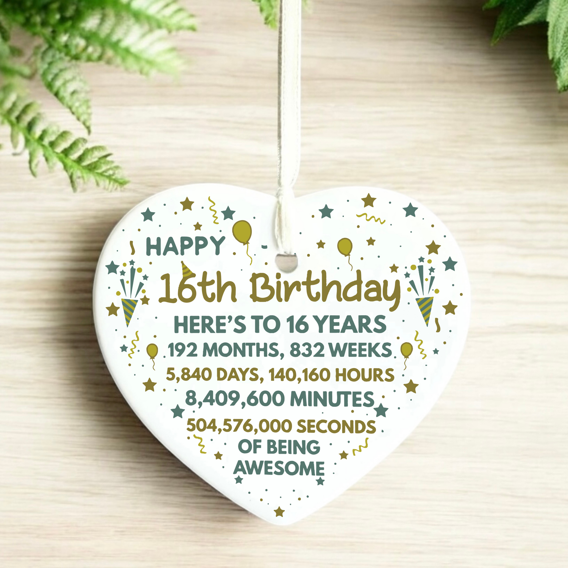 16th birthday
16th gifts
gifts for 16th birthday
16th ceramic hearts