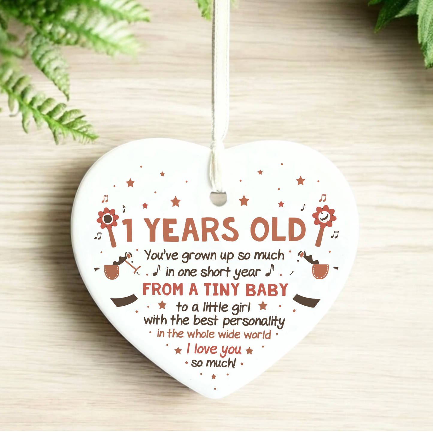 First Birthday
1st Birthday
1st Birthday Keepsake
Heart keepsake