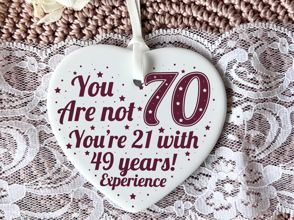 70th Birthday
Ceramic Keepsake
Heart-Shaped Gift
Seventy Years
Milestone Birthday
Birthday Gifts
Personalized Keepsake
Anniversary Gift
Celebration Gift
Thoughtful Gesture
Keepsake Memory
Unique Gift Idea
Cherished Keepsake
Special Occasion
Heartfelt Present