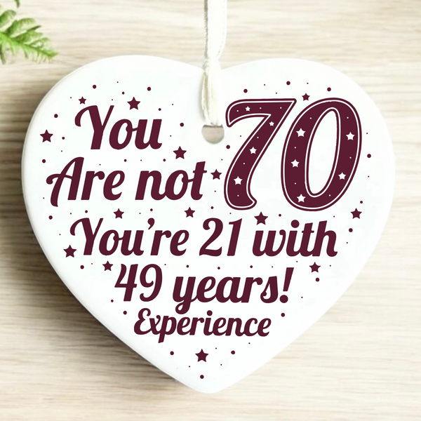 70th Birthday
Ceramic Keepsake
Heart-Shaped Gift
Seventy Years
Milestone Birthday
Birthday Gifts
Personalized Keepsake
Anniversary Gift
Celebration Gift
Thoughtful Gesture
Keepsake Memory
Unique Gift Idea
Cherished Keepsake
Special Occasion
Heartfelt Present