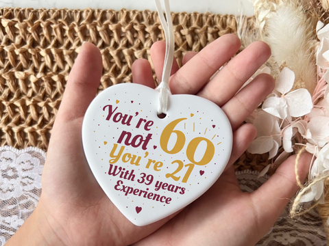 60th Birthday  
Ceramic Keepsake  
Heart-Shaped Gift  
Sixty Years  
Milestone Birthday  
Birthday Gifts  
Personalized Keepsake  
Anniversary Gift  
Celebration Gift  
Thoughtful Gesture  
Keepsake Memory  
Unique Gift Idea  
Cherished Keepsake  
Special Occasion  
Heartfelt Present