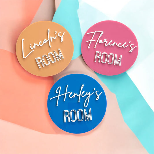 Kids name room sign Acrylic