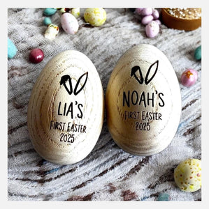 My First Easter Egg Shaker | Happy Easter | Custom wood egg shaker