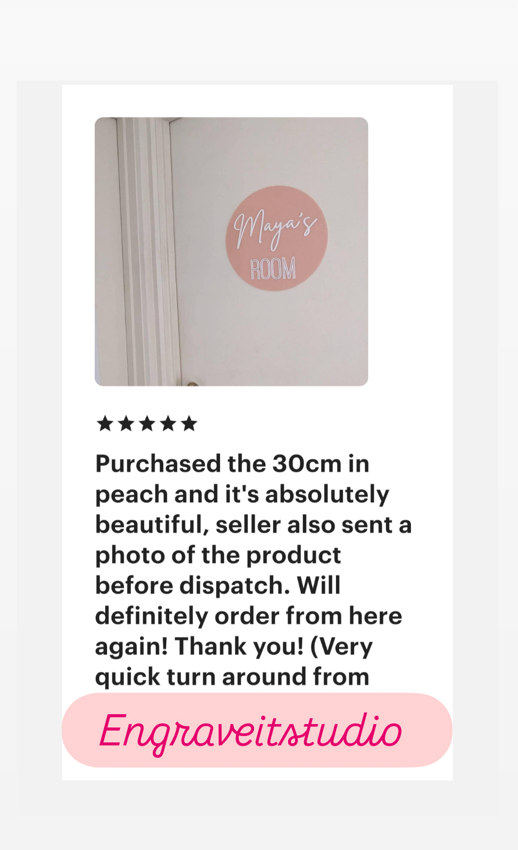 Kids name room sign Acrylic