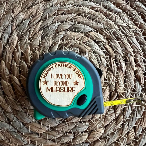 Mini Personalised Tape measure for dad | Father's Day Gifts