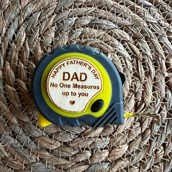 Mini Personalised Tape measure for dad | Father's Day Gifts