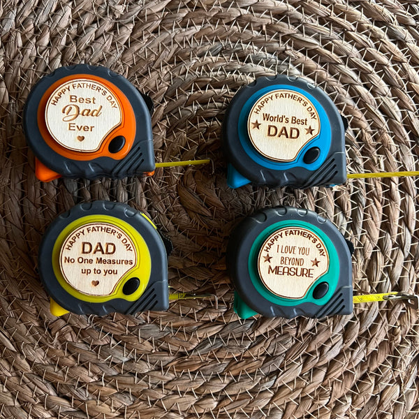 Mini Personalised Tape measure for dad | Father's Day Gifts