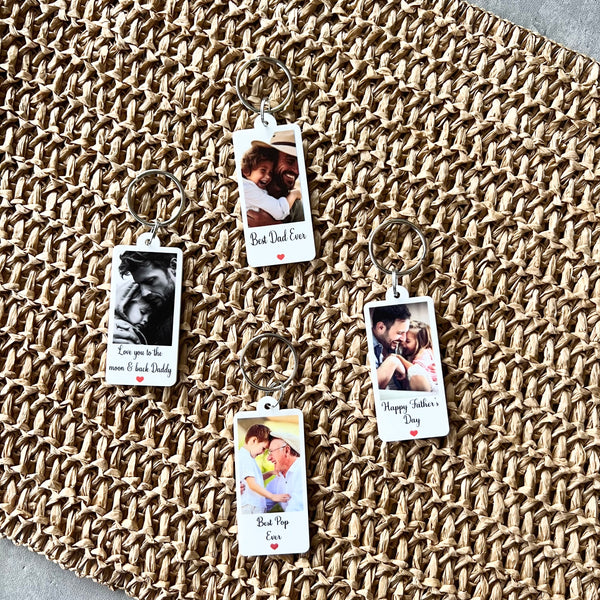 Father's Day Acrylic Photo Keyring | Gifts for Dad | Gifts for Pop