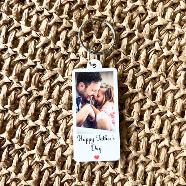 Father's Day Acrylic Photo Keyring | Gifts for Dad | Gifts for Pop