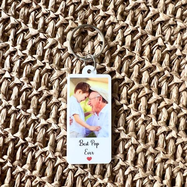 Father's Day Acrylic Photo Keyring | Gifts for Dad | Gifts for Pop