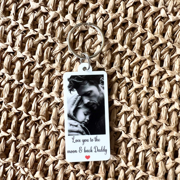 Father's Day Acrylic Photo Keyring | Gifts for Dad | Gifts for Pop