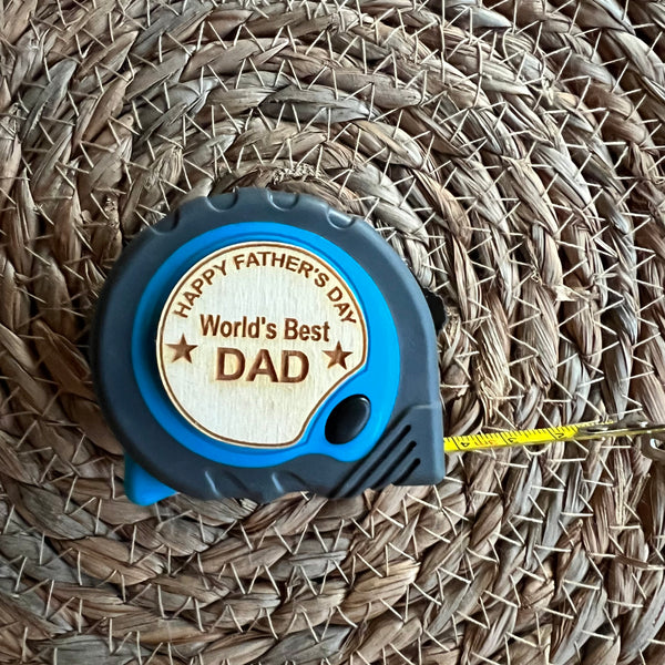 Mini Personalised Tape measure for dad | Father's Day Gifts