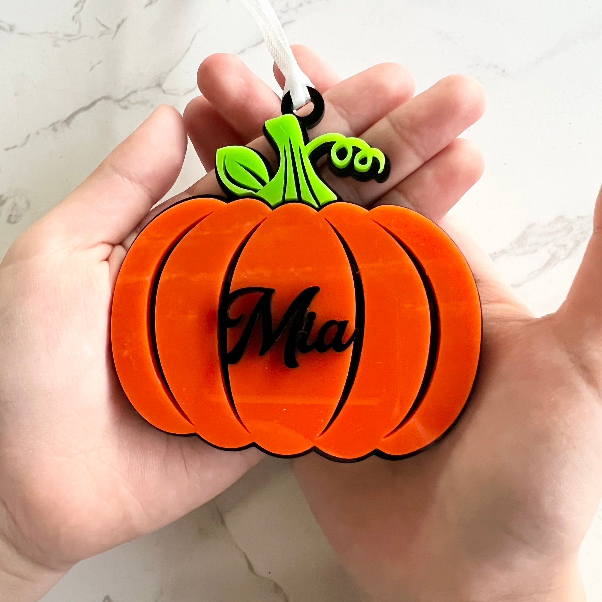 Halloween Basket Tag | Trick or treat | Personalised Acrylic Halloween Tag