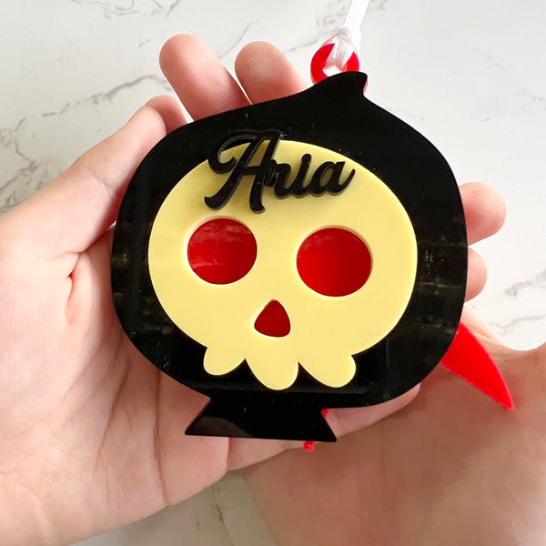 Halloween Basket Tag | Trick or treat | Personalised Acrylic Halloween Tag