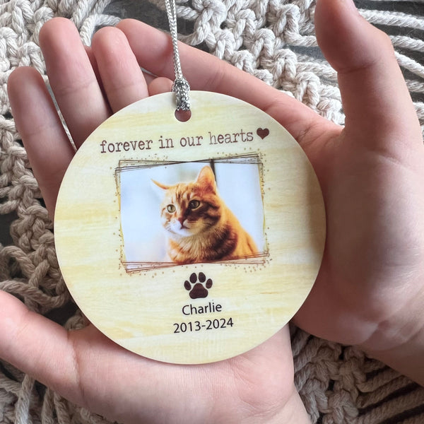 Custom Pet memorial Ornament Acrylic | Dog ornament | Cat Ornament