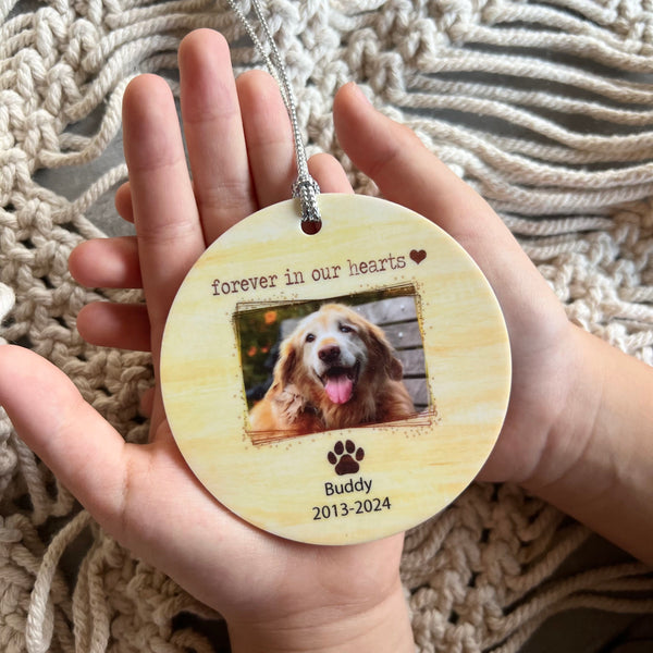 Custom Pet memorial Ornament Acrylic | Dog ornament | Cat Ornament