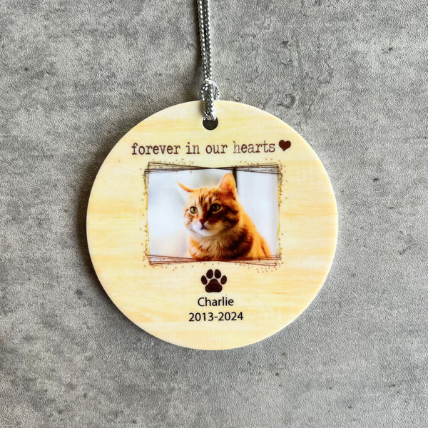 Custom Pet memorial Ornament Acrylic | Dog ornament | Cat Ornament