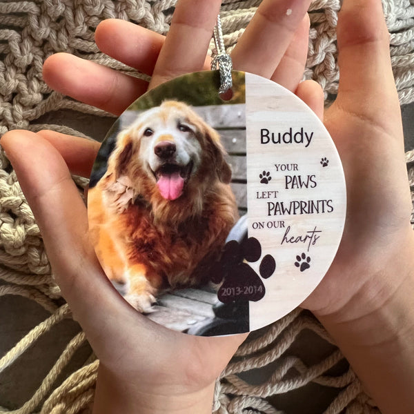 Custom Pet memorial Ornament Acrylic | Dog ornament | Cat Ornament