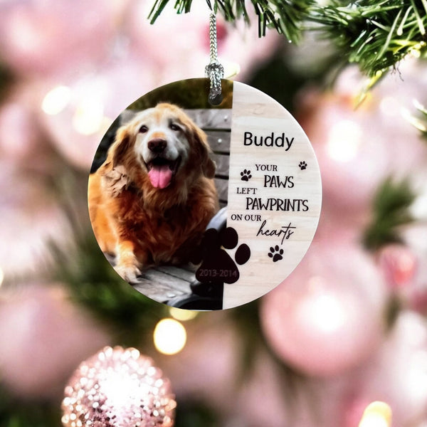 Custom Pet memorial Ornament Acrylic | Dog ornament | Cat Ornament