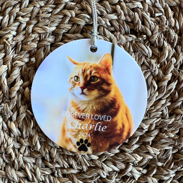 Custom Pet memorial Ornament Acrylic | Dog ornament | Cat Ornament