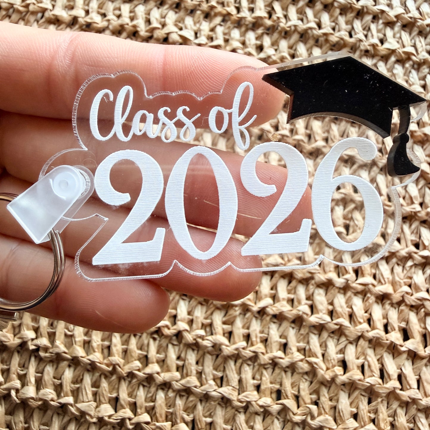 Class of 2026 Acrylic Graduation Keychain / Bag Tag (Bulk & Individual Options)