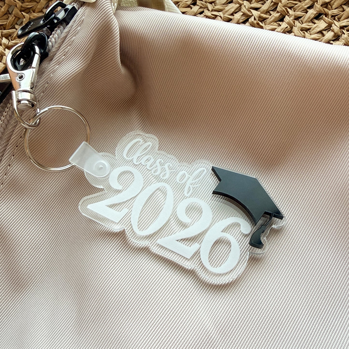 Class of 2026 Acrylic Graduation Keychain / Bag Tag (Bulk & Individual Options)