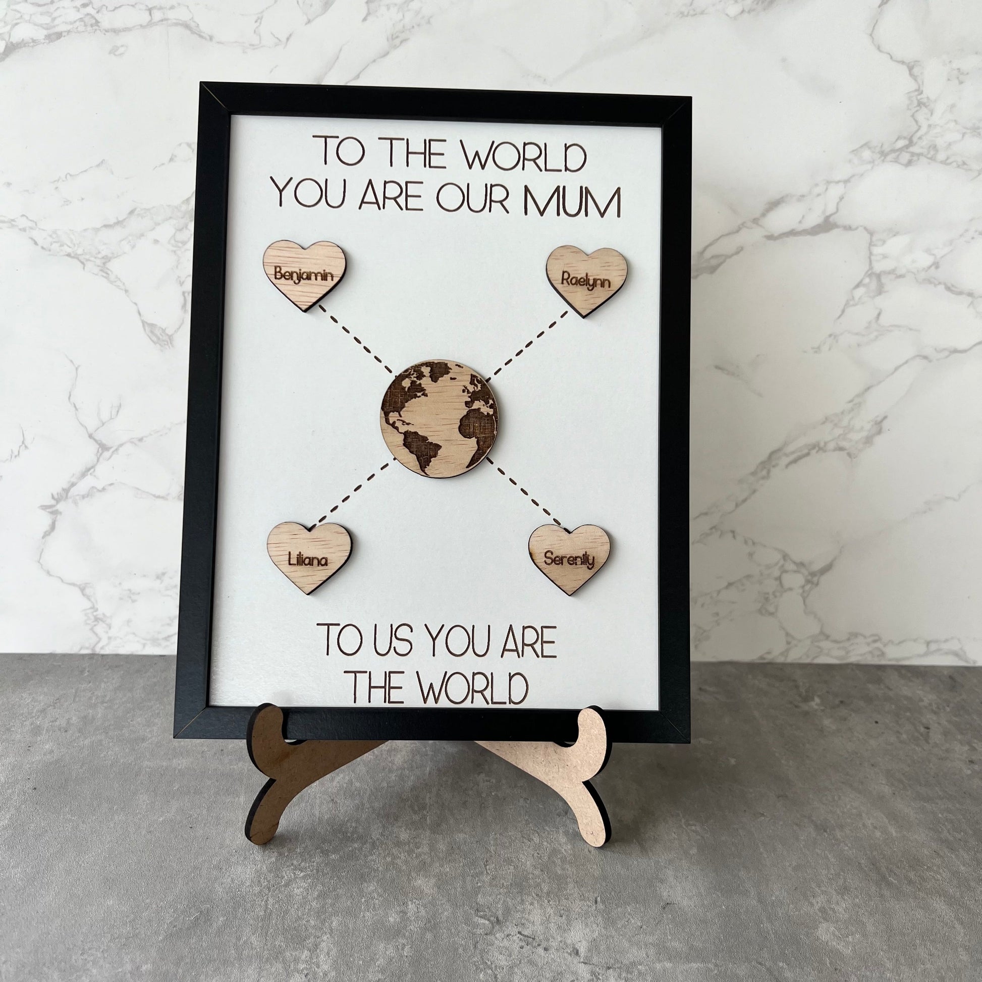 Mothers Day,Mum,Gifts for Mum,Personalised,Gifts for Nan,Gifts for Grandma,Engraved,Mummy,Mum Frame,Frame for Grandma