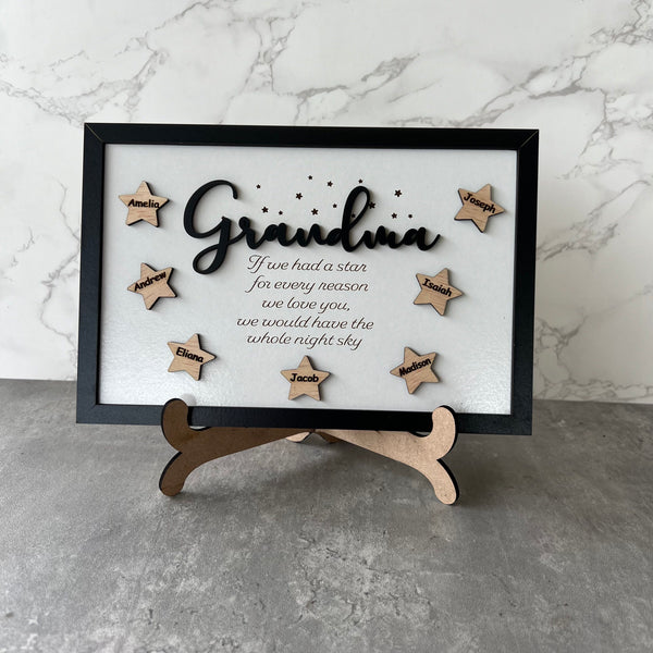 Gift for Grandma,Nanny Gift,Gift for Nana,Gift for Mum,Gift for Grandmother,Gift From Daughter,Mothers Day Gift,Personalised Gift,Mum Gift Idea,Wood Picture Frame,Personalised Frame,Gift for Her