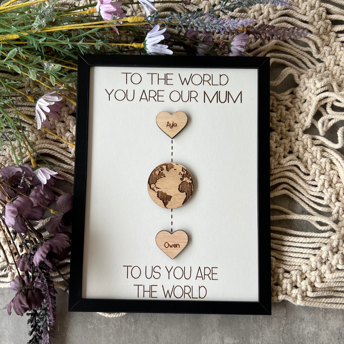 Mothers Day,Mum,Gifts for Mum,Personalised,Gifts for Nan,Gifts for Grandma,Engraved,Mummy,Mum Frame,Frame for Grandma