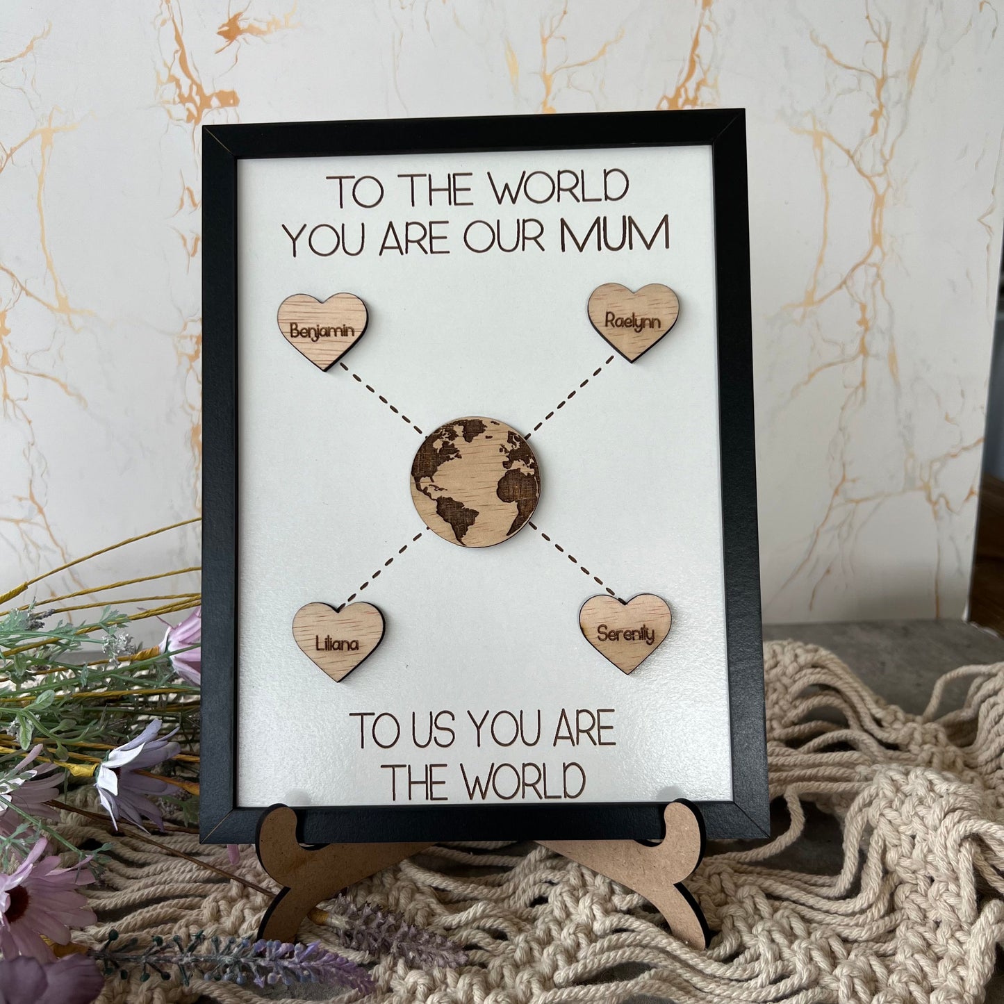 Mothers Day,Mum,Gifts for Mum,Personalised,Gifts for Nan,Gifts for Grandma,Engraved,Mummy,Mum Frame,Frame for Grandma