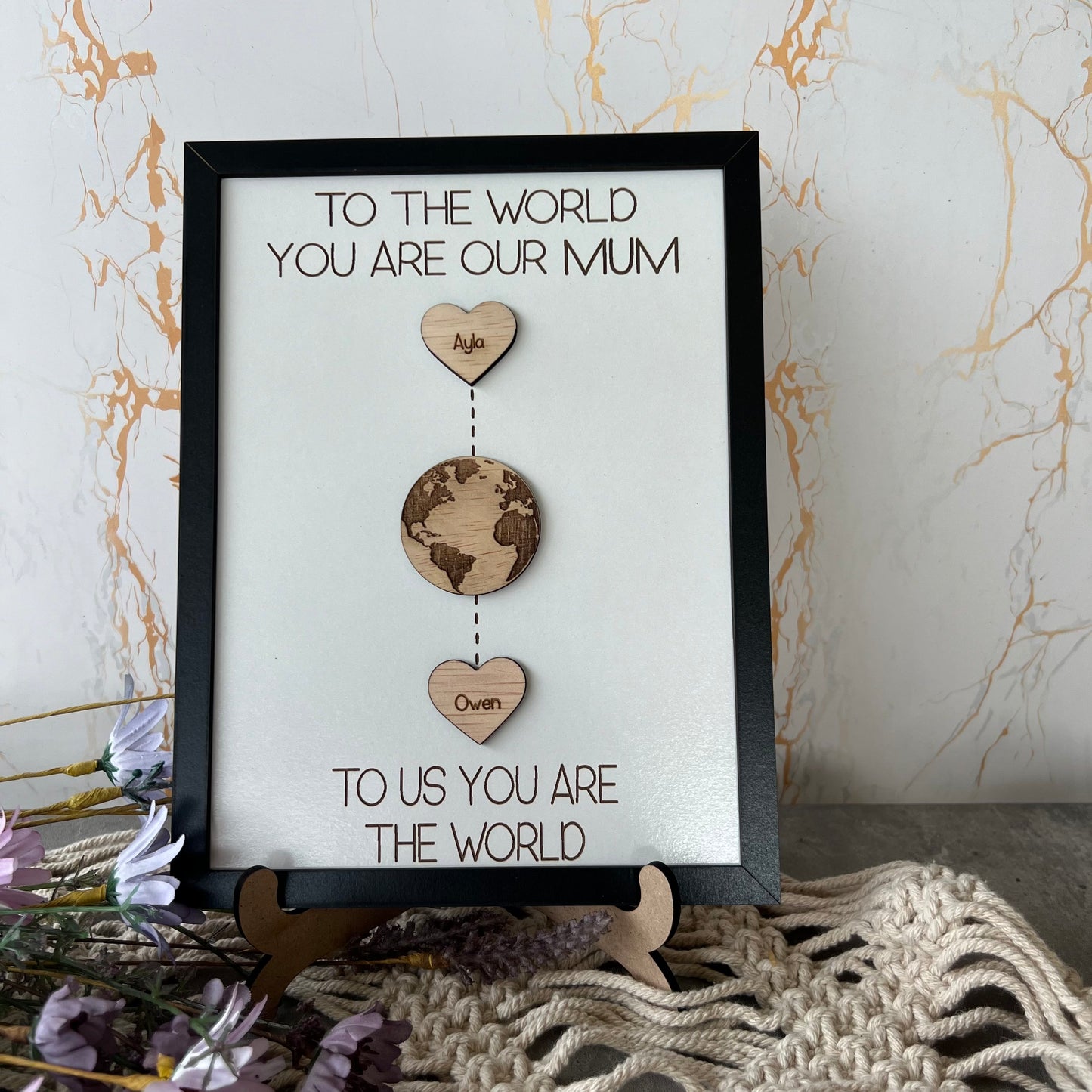 Mothers Day,Mum,Gifts for Mum,Personalised,Gifts for Nan,Gifts for Grandma,Engraved,Mummy,Mum Frame,Frame for Grandma