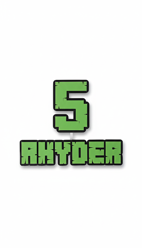 Minecraft Inspired Cake Topper Acrylic, Double Layer Green & Black, Custom Name & Age, Party Decoration