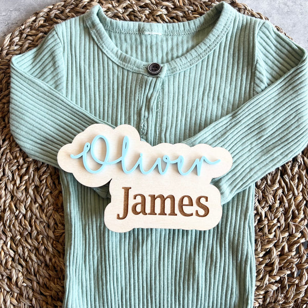 Personalised Baby Name Announcement Sign