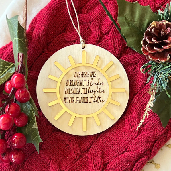 Friends Sun ornament