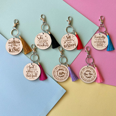 Inspirational Gifts,Inspirational Gift,Bible Verse Gift,Custom Keychain,Thank You Gift,Christian Keychain,Christian Gifts,Religious Keychain,Christian Gift,Gift for Daughter,You Are Enough,You Are Loved,Self Love Keychain