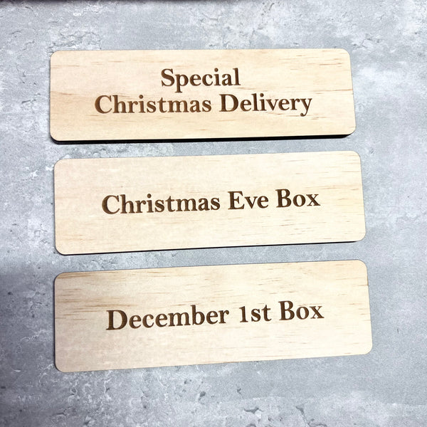 Personalised Christmas Crate Interchangeable Box