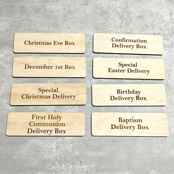 Personalised Christmas Crate Interchangeable Box