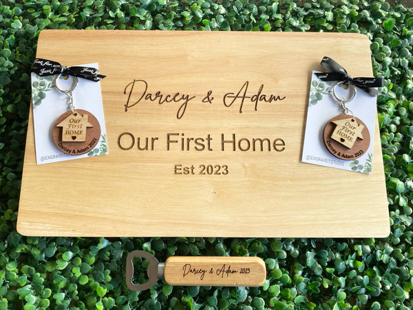 New Home House Warming Engraved Gift Pack