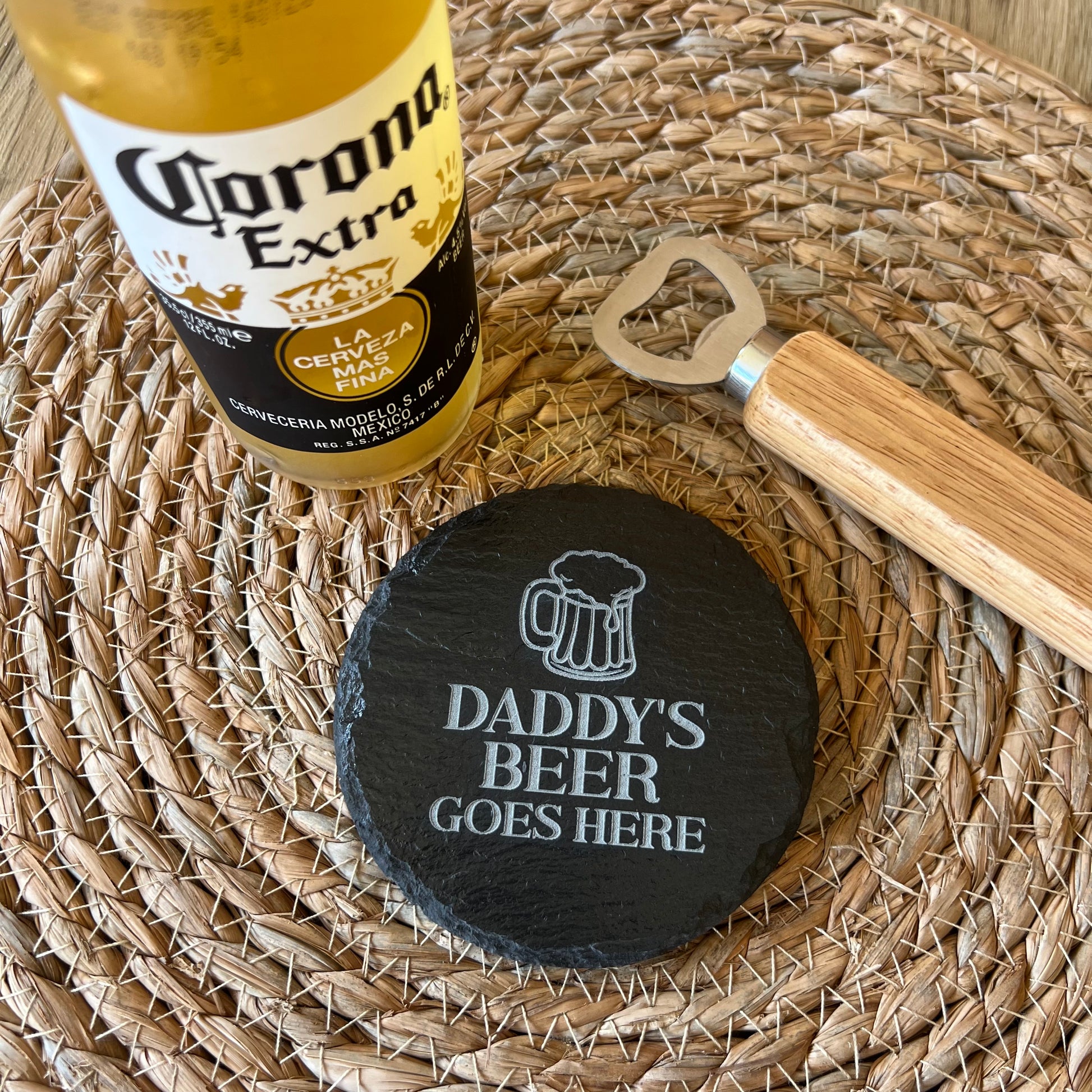 Engraved Slate Coaster for dad | etched coaster for grandpa | Gifts for dad | Gifts for Pa