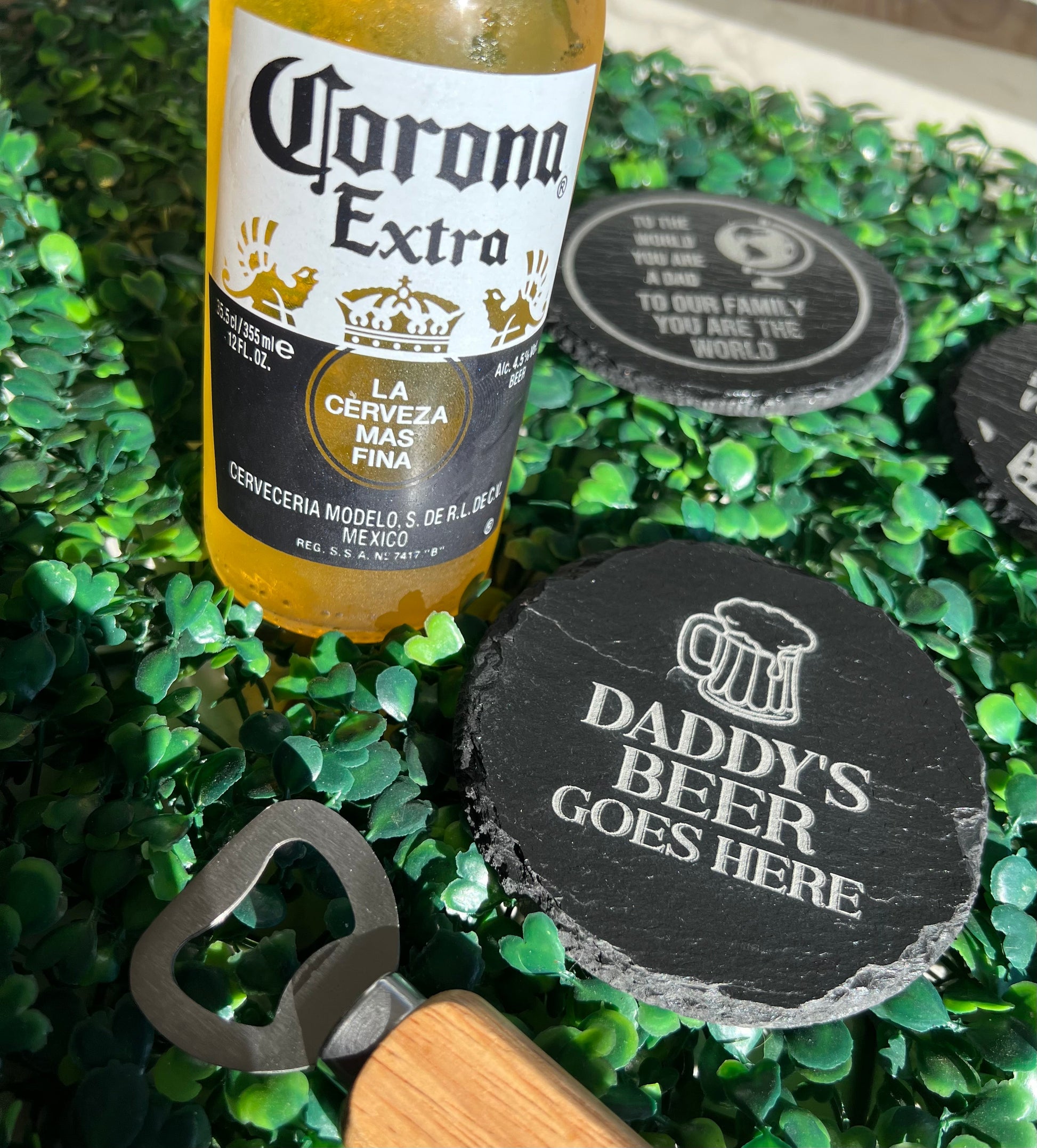 Engraved Slate Coaster for dad | etched coaster for grandpa | Gifts for dad | Gifts for Pa
