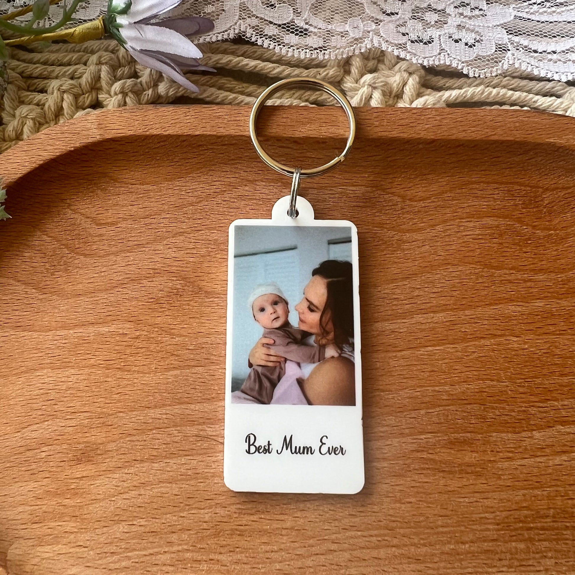 Personalised photo key ring | Custom photo Key Chain | Mother's Day | Gifts for mum | Gifts for nan