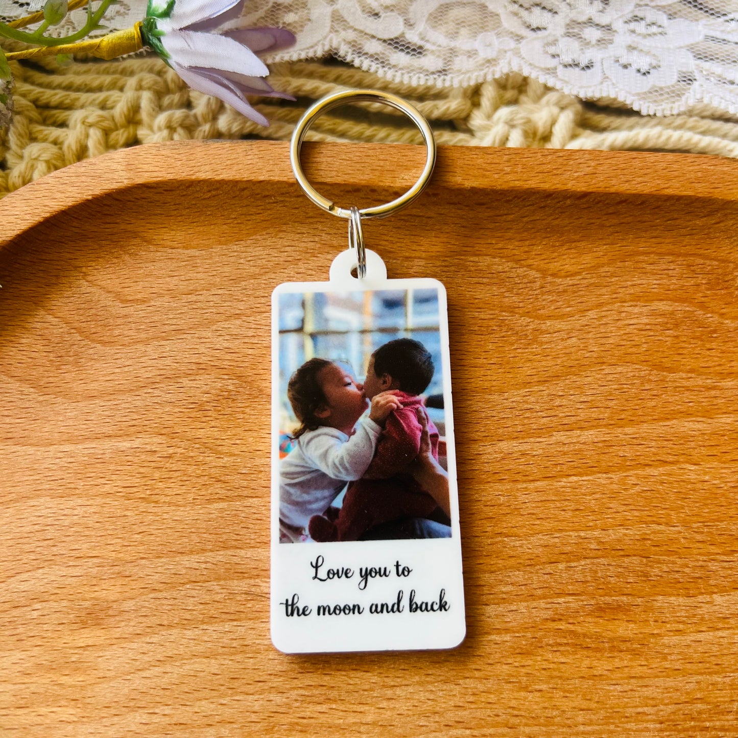 Personalised photo key ring | Custom photo Key Chain | Mother's Day | Gifts for mum | Gifts for nan