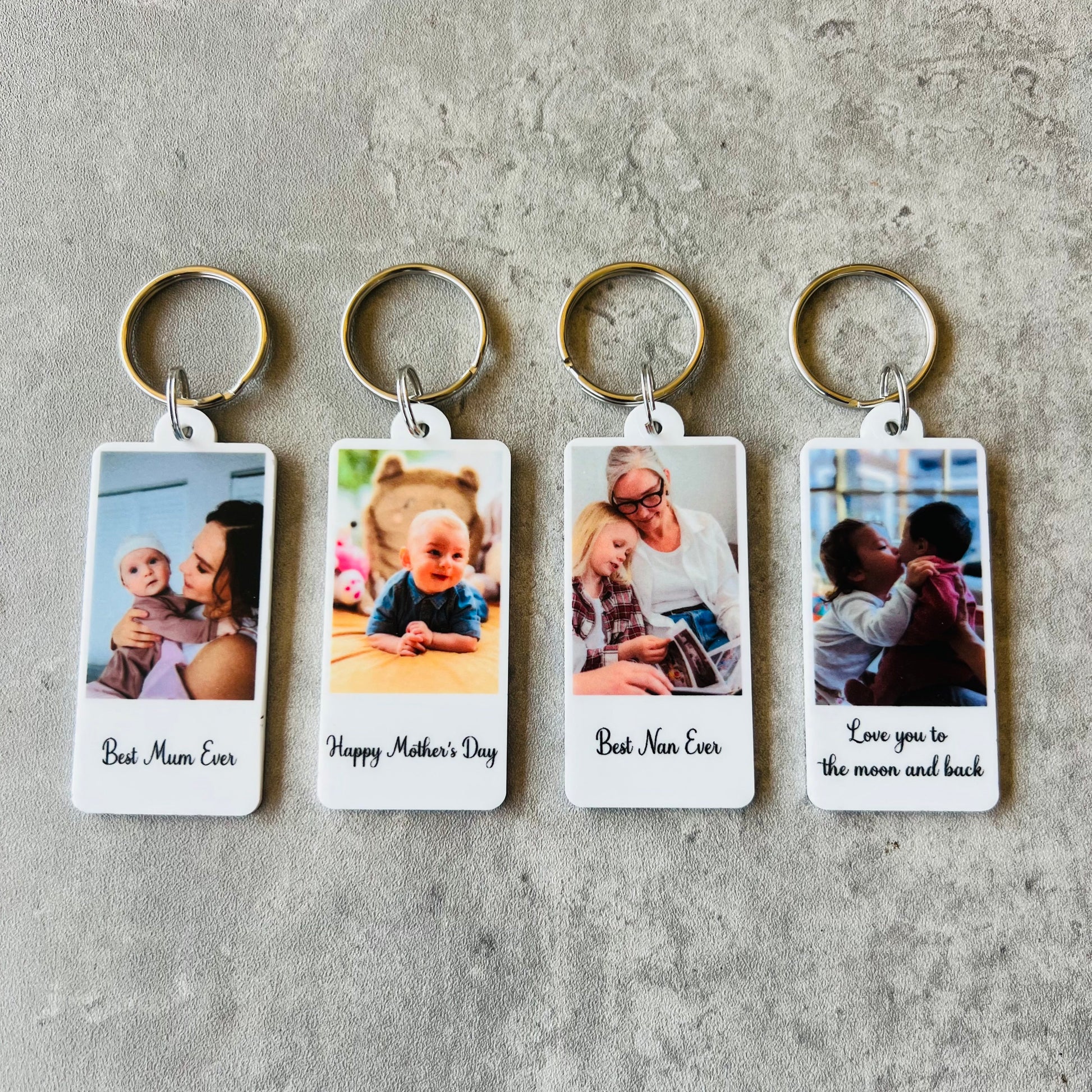 Personalised photo key ring | Custom photo Key Chain | Mother's Day | Gifts for mum | Gifts for nan