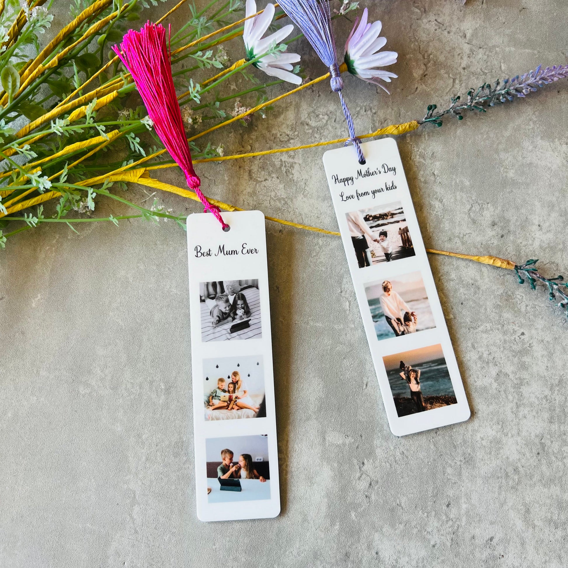 Personalised photo book mark | Gifts for mum | Mother's Day| book lover gifts