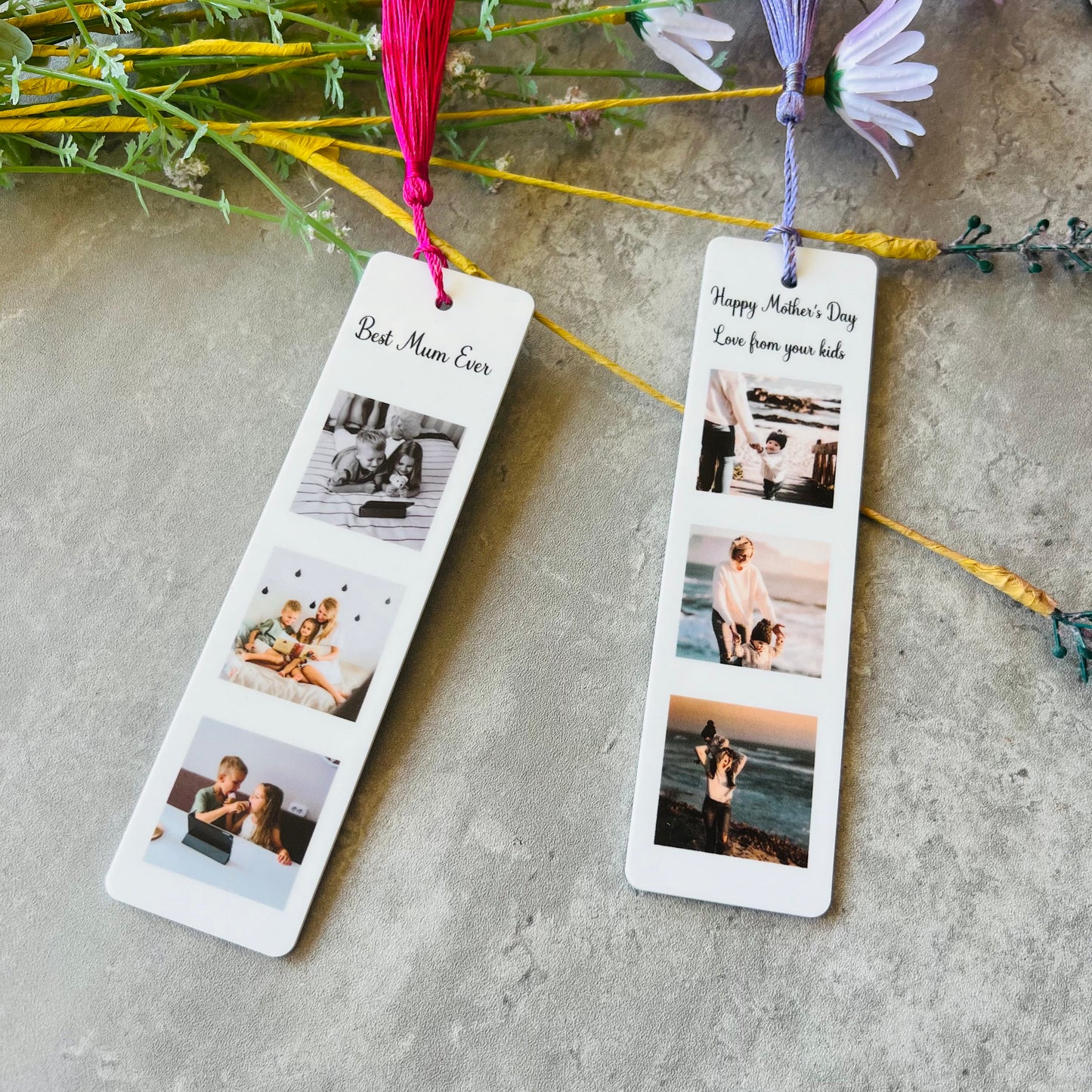 Personalised photo book mark | Gifts for mum | Mother's Day| book lover gifts