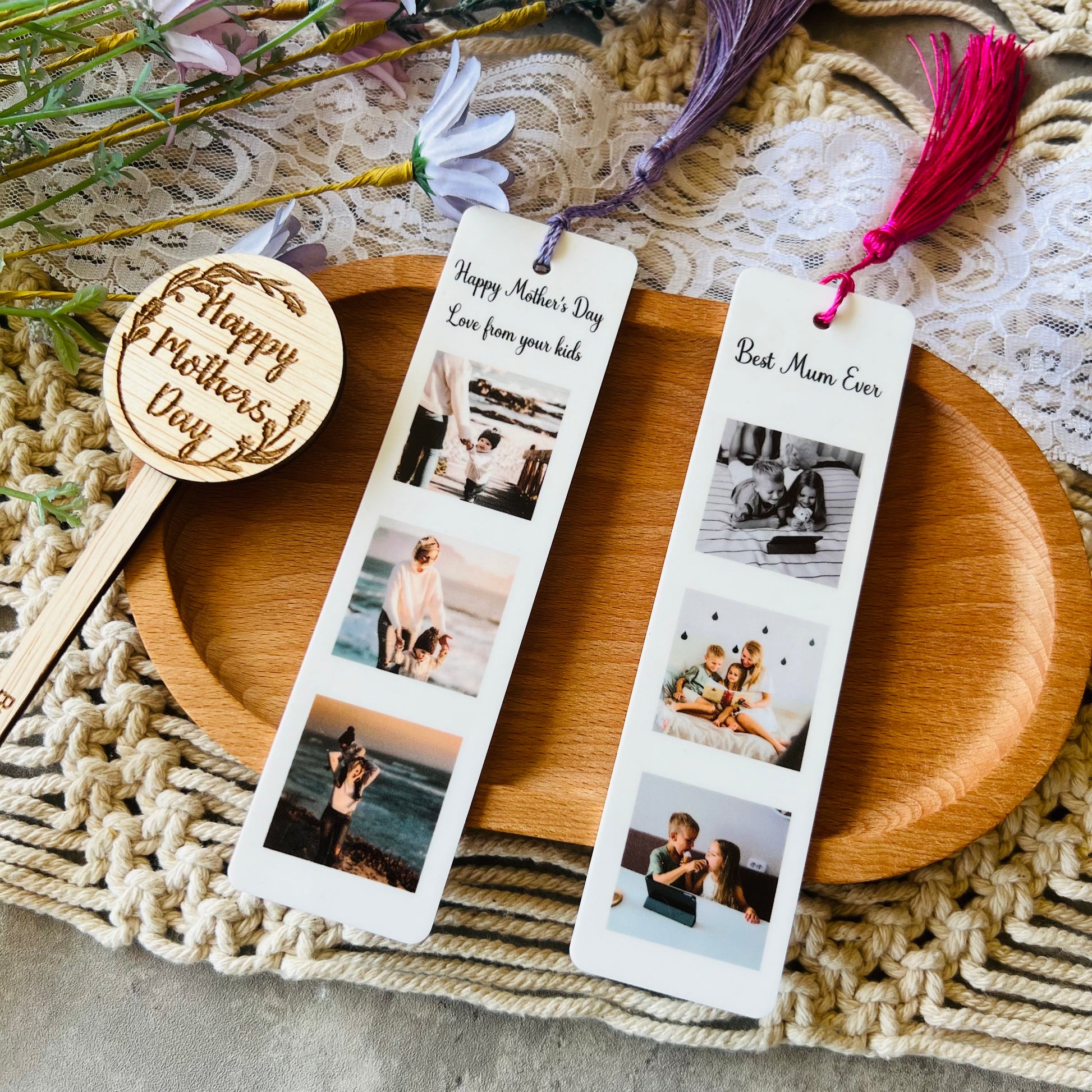 Personalised photo book mark | Gifts for mum | Mother's Day| book lover gifts