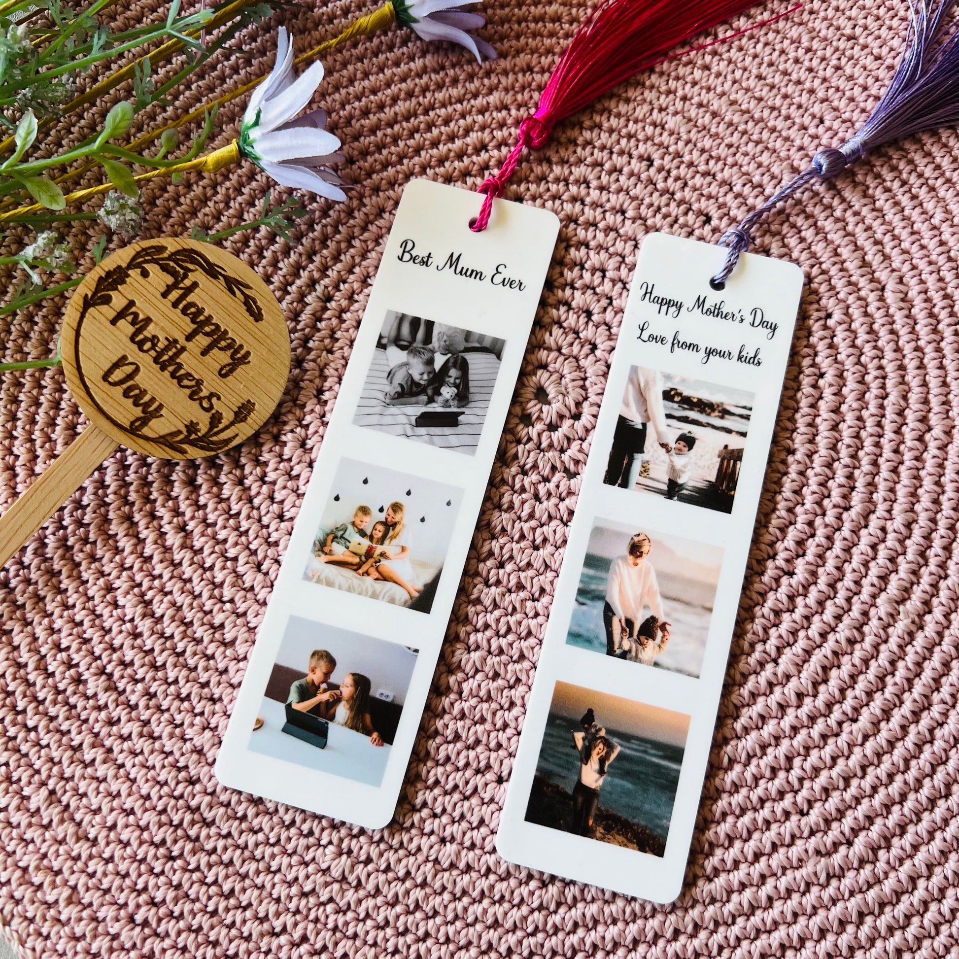 Personalised photo book mark | Gifts for mum | Mother's Day| book lover gifts