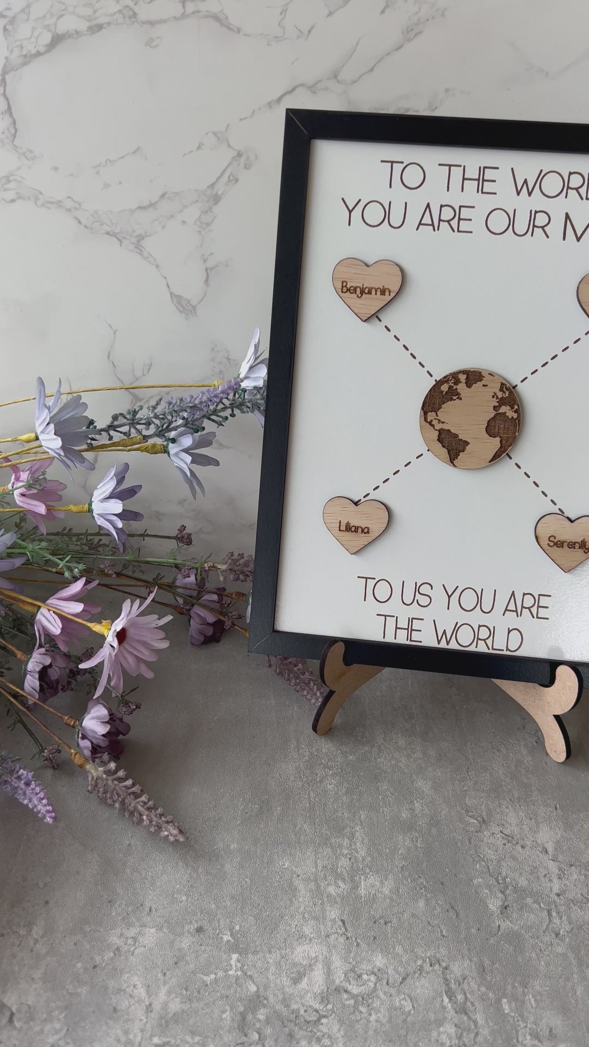 Mothers Day,Mum,Gifts for Mum,Personalised,Gifts for Nan,Gifts for Grandma,Engraved,Mummy,Mum Frame,Frame for Grandma